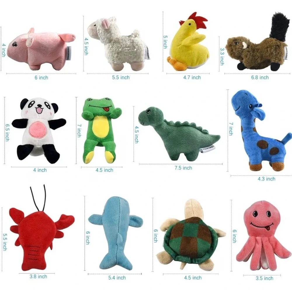 Assorted Plush Dog Toy pick 1